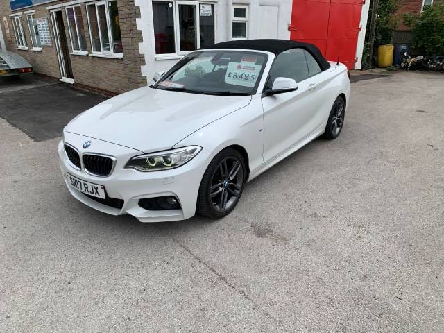 BMW 2 Series 2.0 218D M SPORT Convertible Diesel White