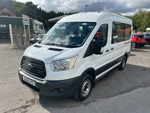 Ford Transit 2.2 TDCi 125ps H2 12 Seater Minibus Diesel White
