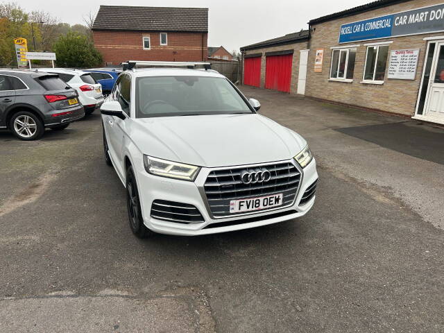 Audi Q5 2.0 s line Four Wheel Drive Diesel white